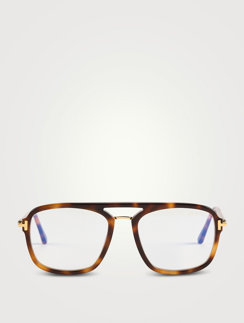 Aviator Optical Glasses With Blue Block Lenses