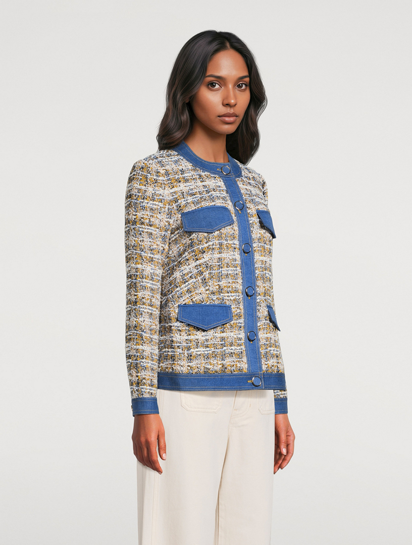 VERONICA BEARD Ainslie Tweed Jacket | Holt Renfrew