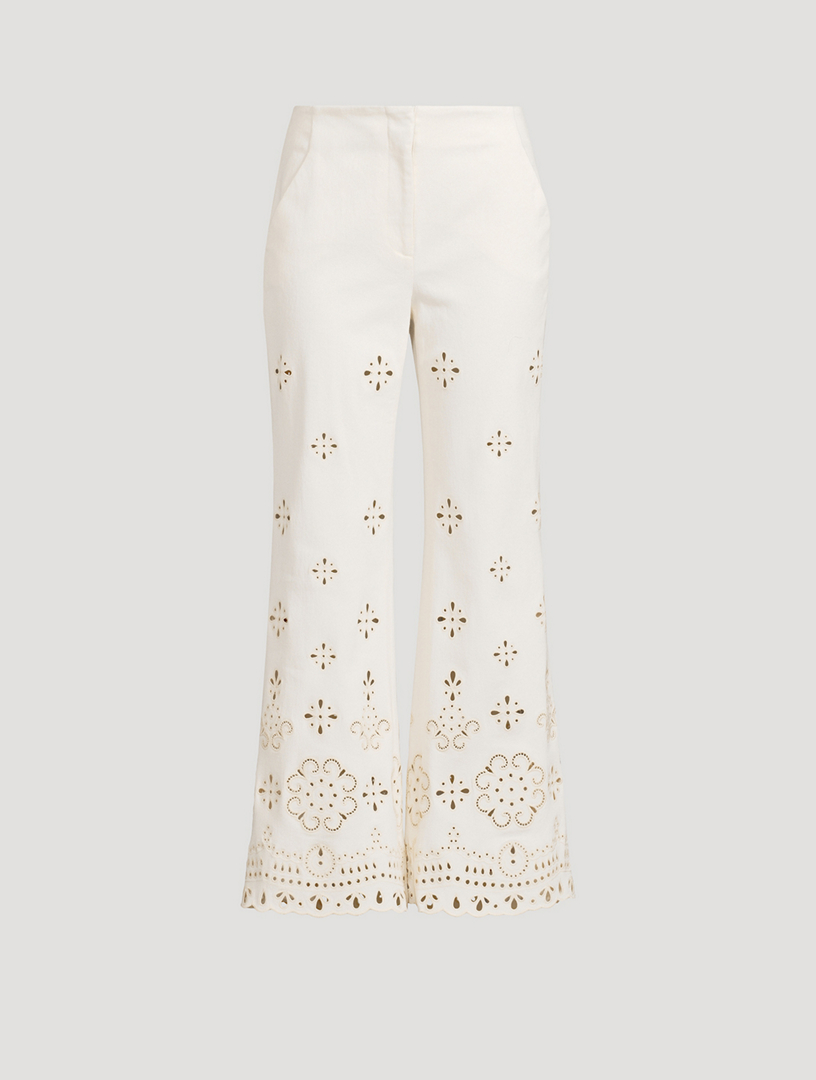 Pantalon évasé Komi avec œillets