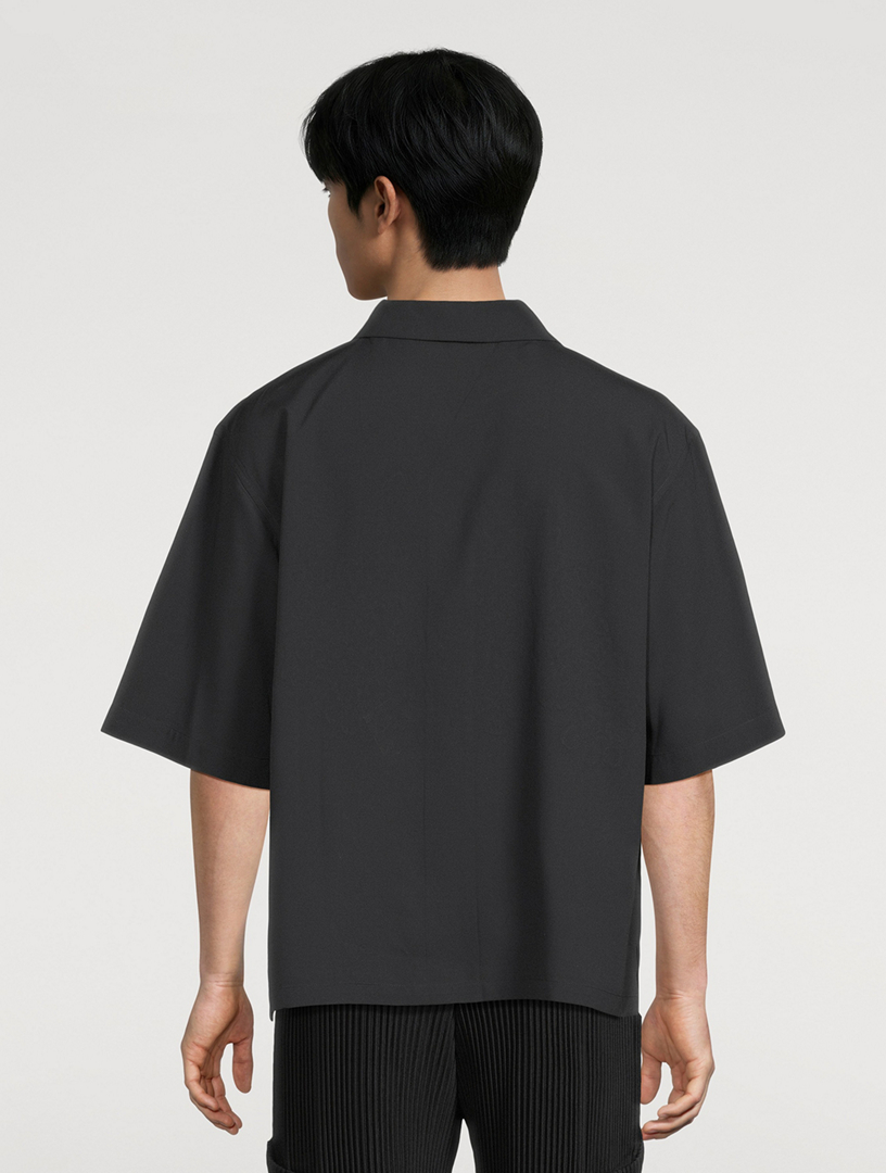HOMME PLISSÉ ISSEY MIYAKE Embroidery Press Shirt | Holt Renfrew