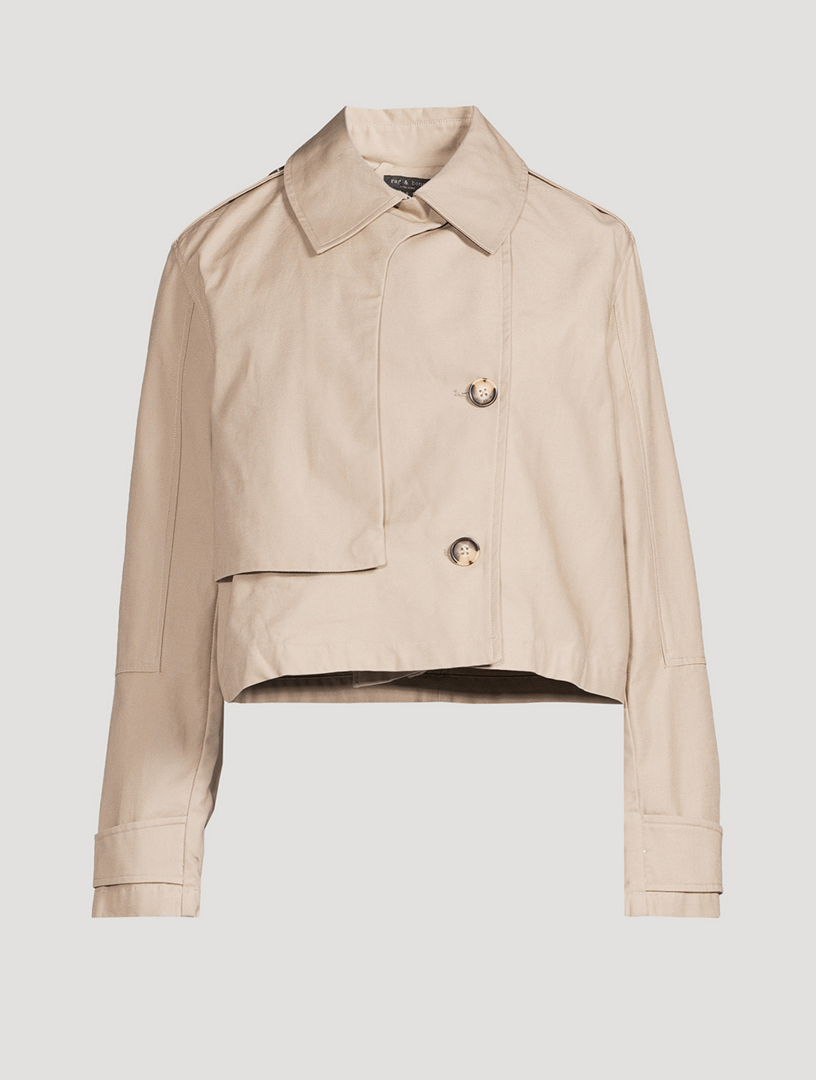 Jamie Cropped Trench Coat