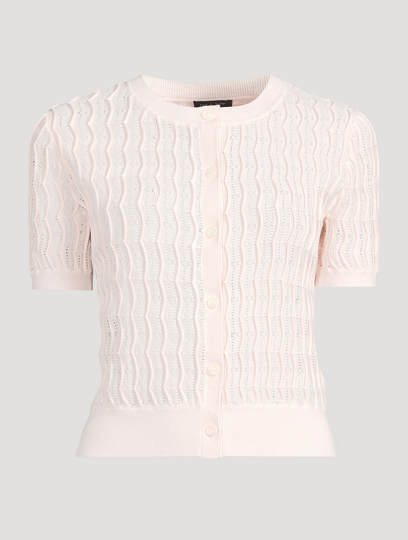 Leslie Pointelle Cardigan