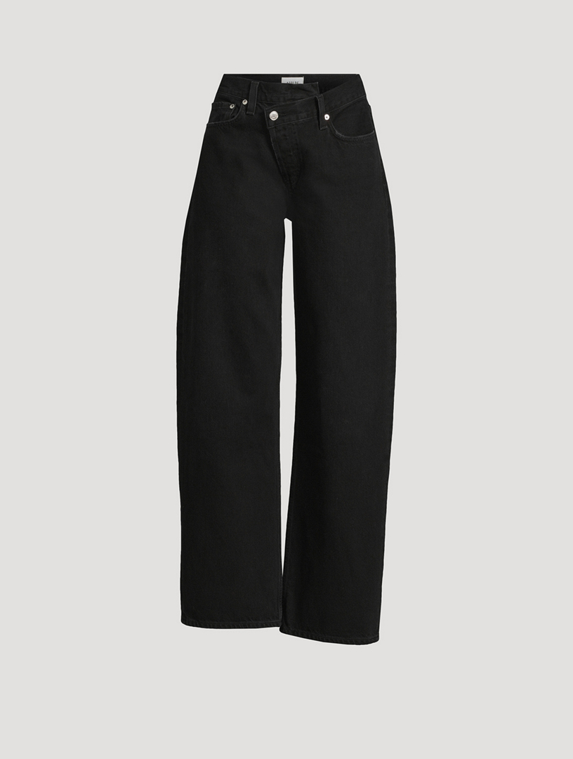Arc Criss-Cross Wide-Leg Jeans