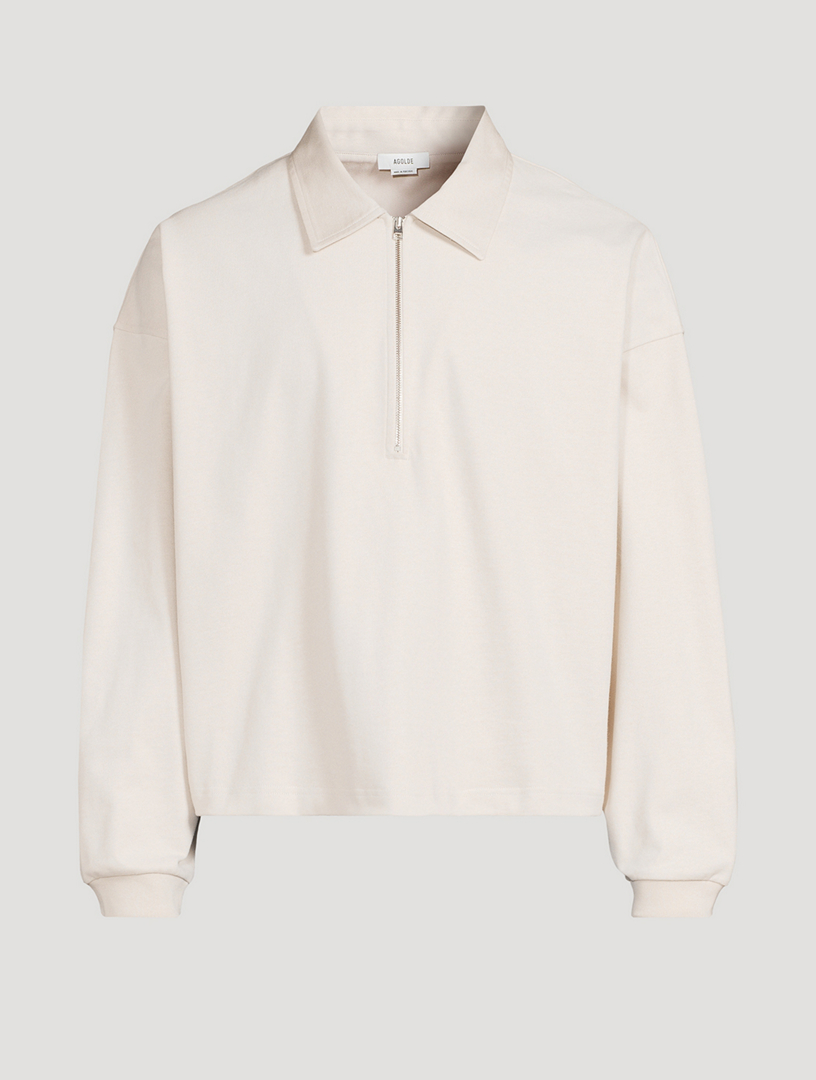 Darius Quarter-Zip Polo Sweatshirt