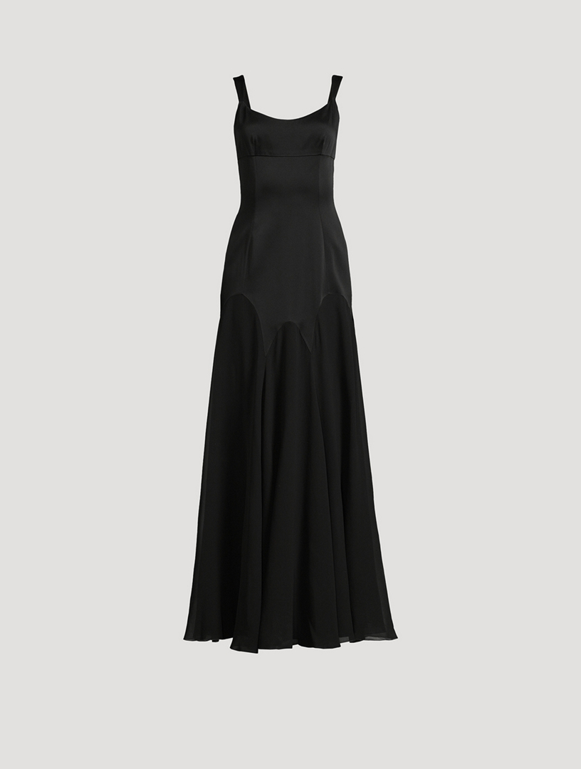 MCQUEEN Satin Gown