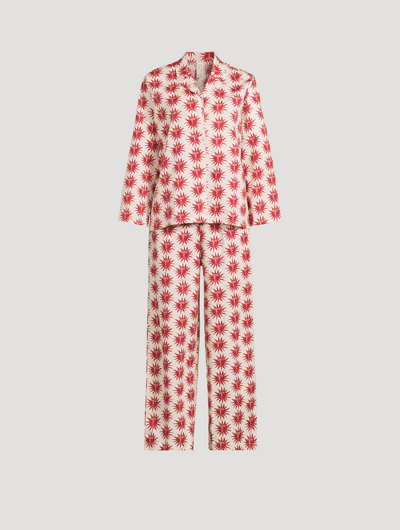 Pyjama long 402 à imprimé Hélios