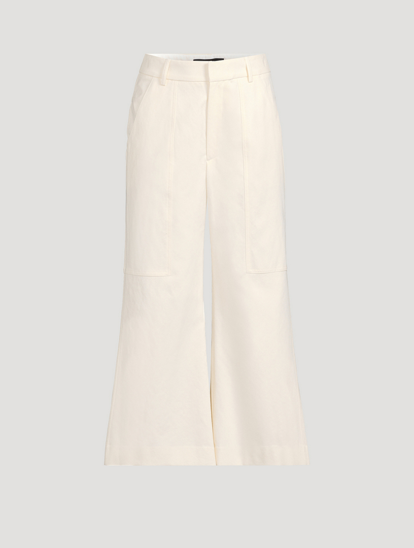 Pantalon évasé utilitaire