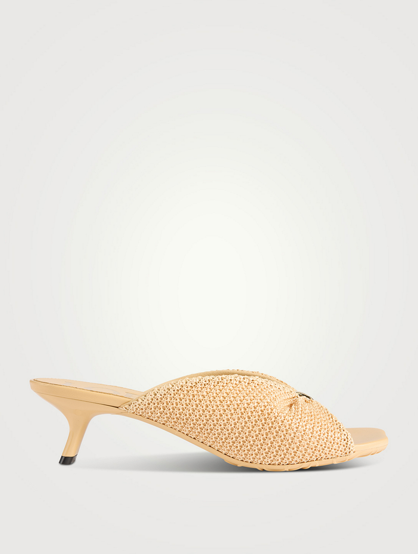 Loewe x Paula's Ibiza Pebble Soft Raffia Mules