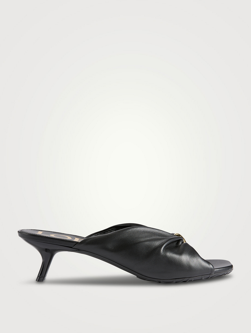 LOEWE Loewe x Paula's Ibiza Pebble Soft Leather Mules | Holt Renfrew