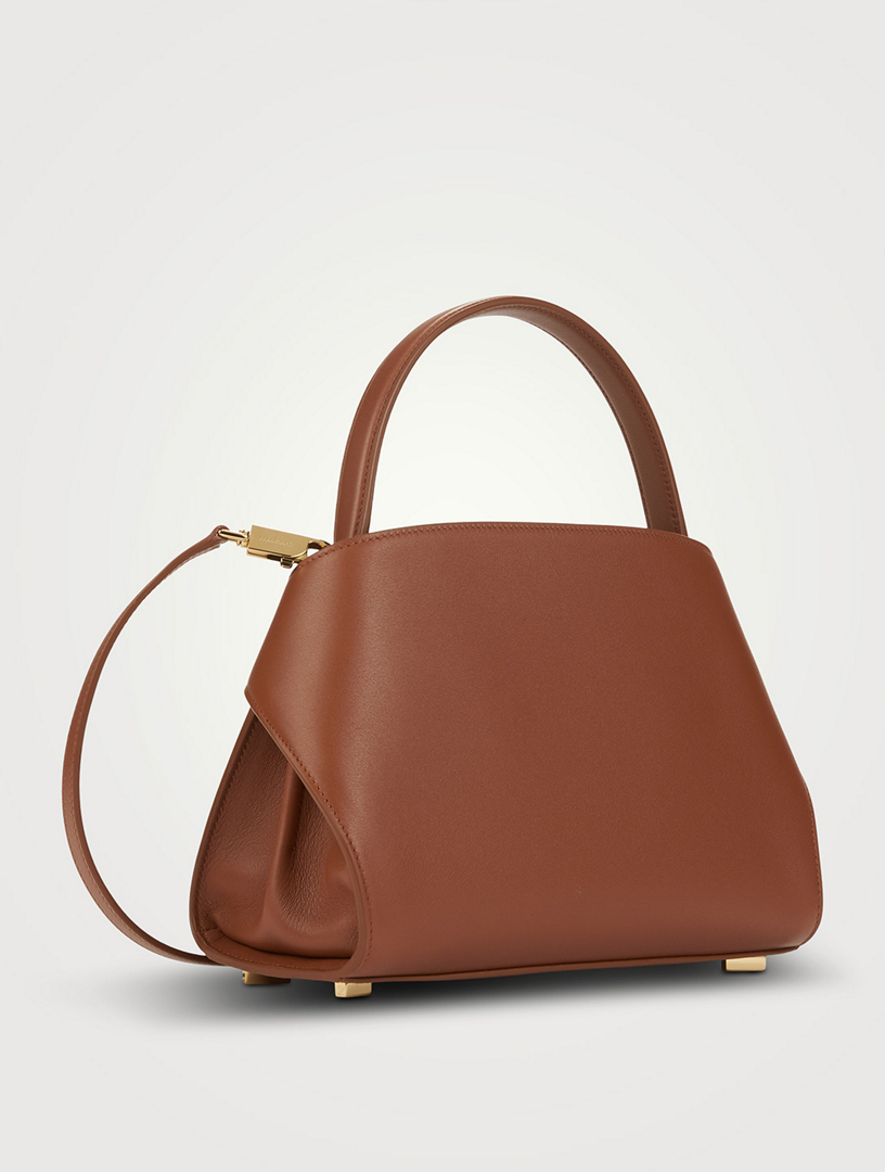 FERRAGAMO XS Hug Bicolour Leather Satchel | Holt Renfrew