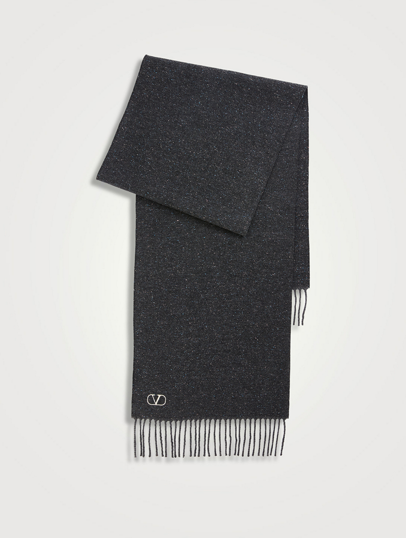 VLOGO Wool-Blend Scarf