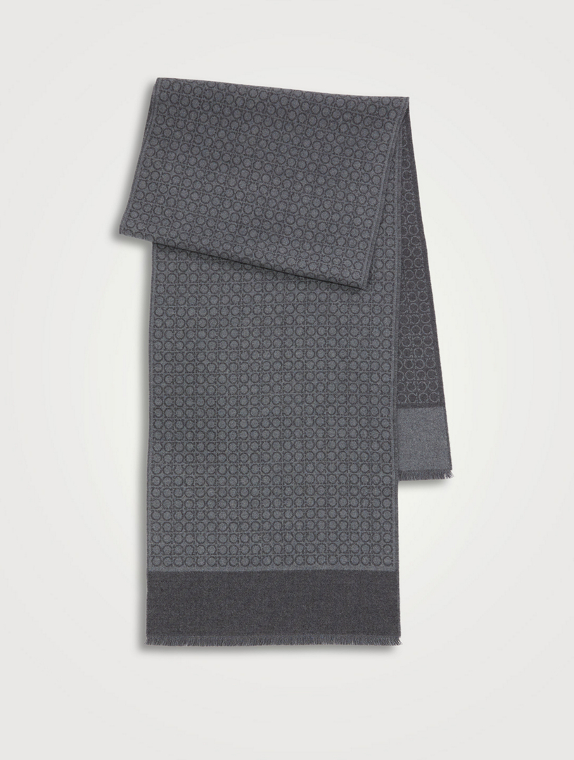 Gancini Wool Scarf