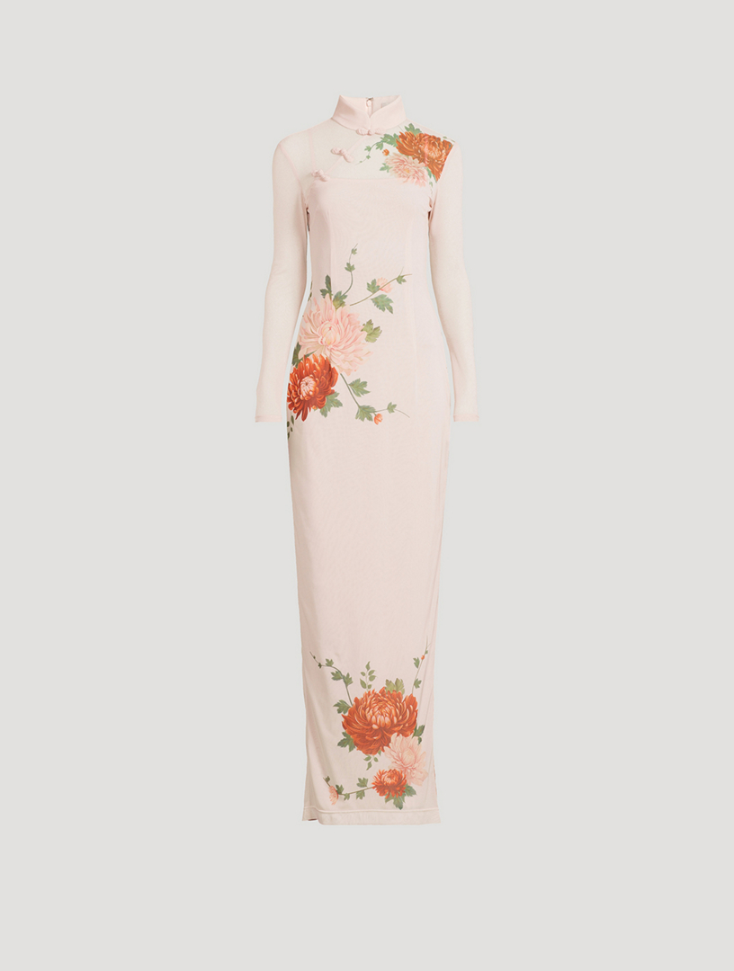 knee length dresses for ladies Danka Asym Maxi Dress