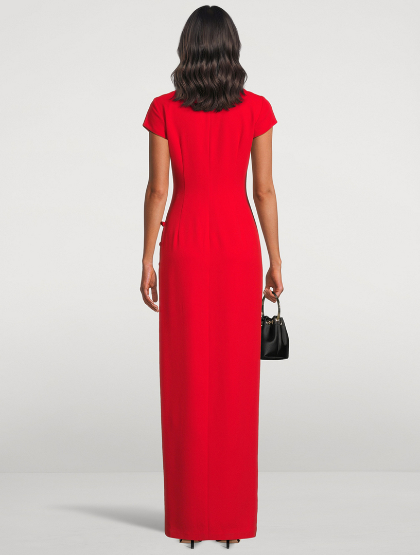 SAU LEE Isabella Crpe Maxi Dress | Holt Renfrew