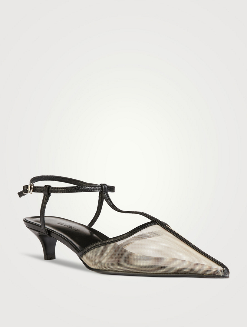 SALONDEJU Natalie Mesh Pumps | Holt Renfrew