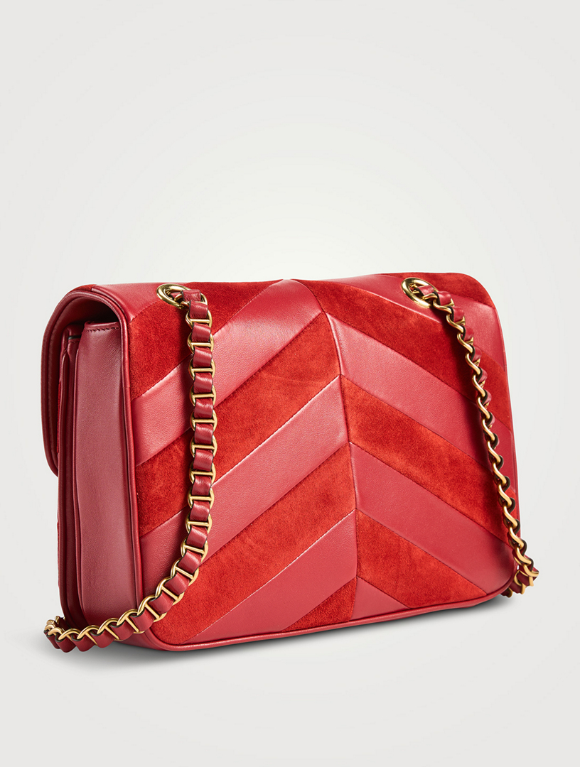VALENTINO GARAVANI Medium Djuna Patchwork Leather Shoulder Bag