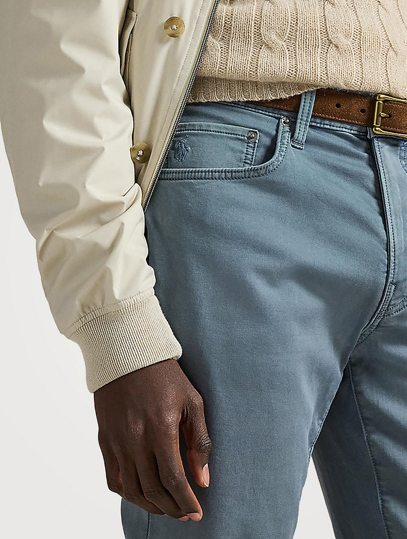 POLO RALPH LAUREN Sullivan Slim Knitlike Chino Pants | Holt Renfrew