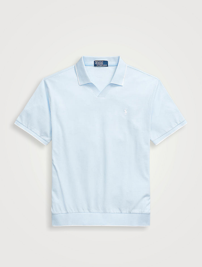 POLO RALPH LAUREN Jacquard Mesh Polo Shirt | Holt Renfrew