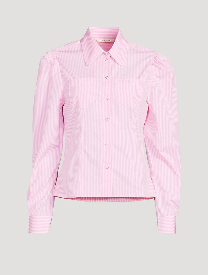 Baela Poplin Shirt In Stripe Print