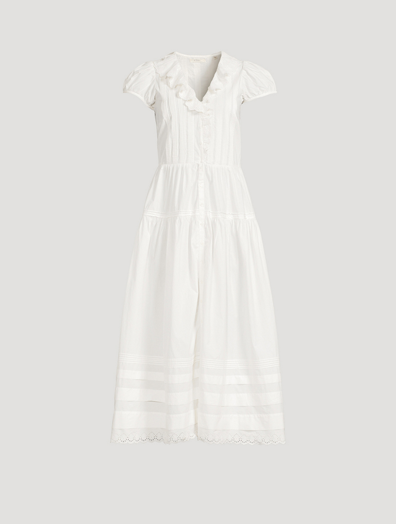 Eliette Poplin Midi Dress