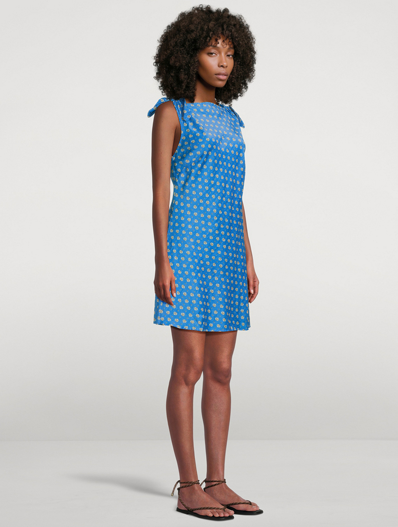 DOEN Maltina Mini Dress In Foulard Print | Holt Renfrew
