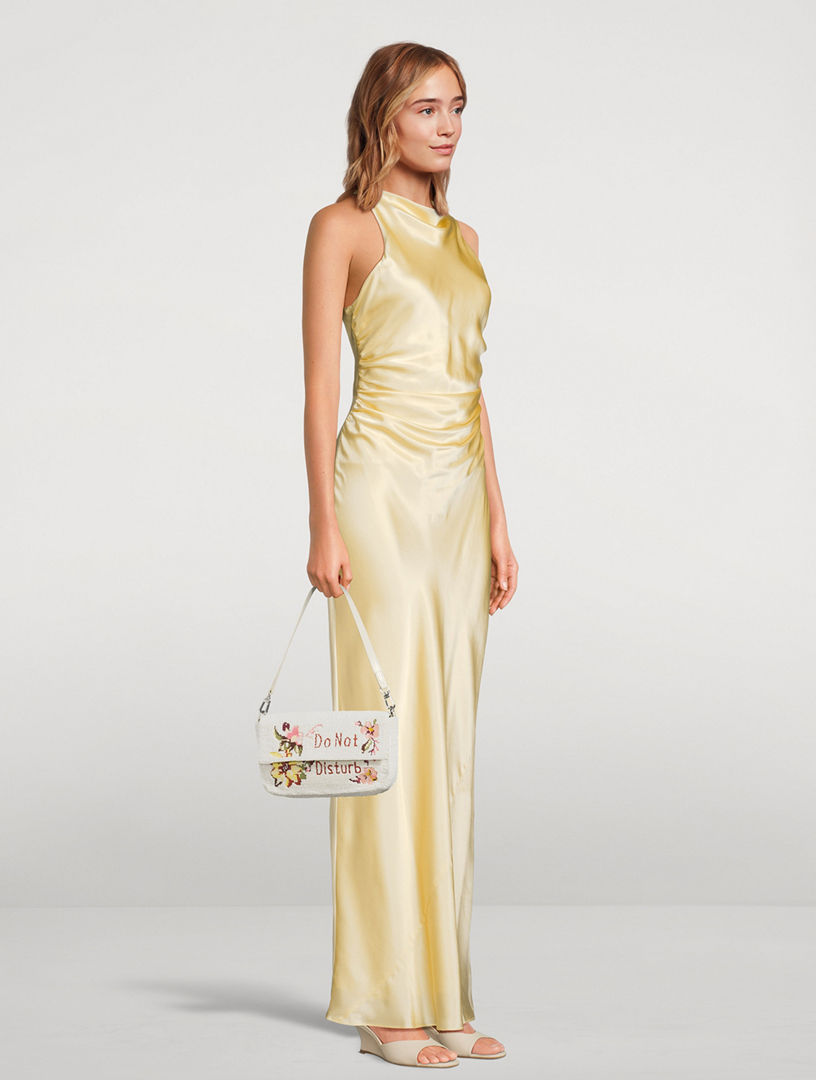 anaiis silk dress reformation RRP US$398 in aquamarine NWOT Reformation Anaiis dress crafted from 100% silk with 100% viscose lining Anaiis Silk Dress