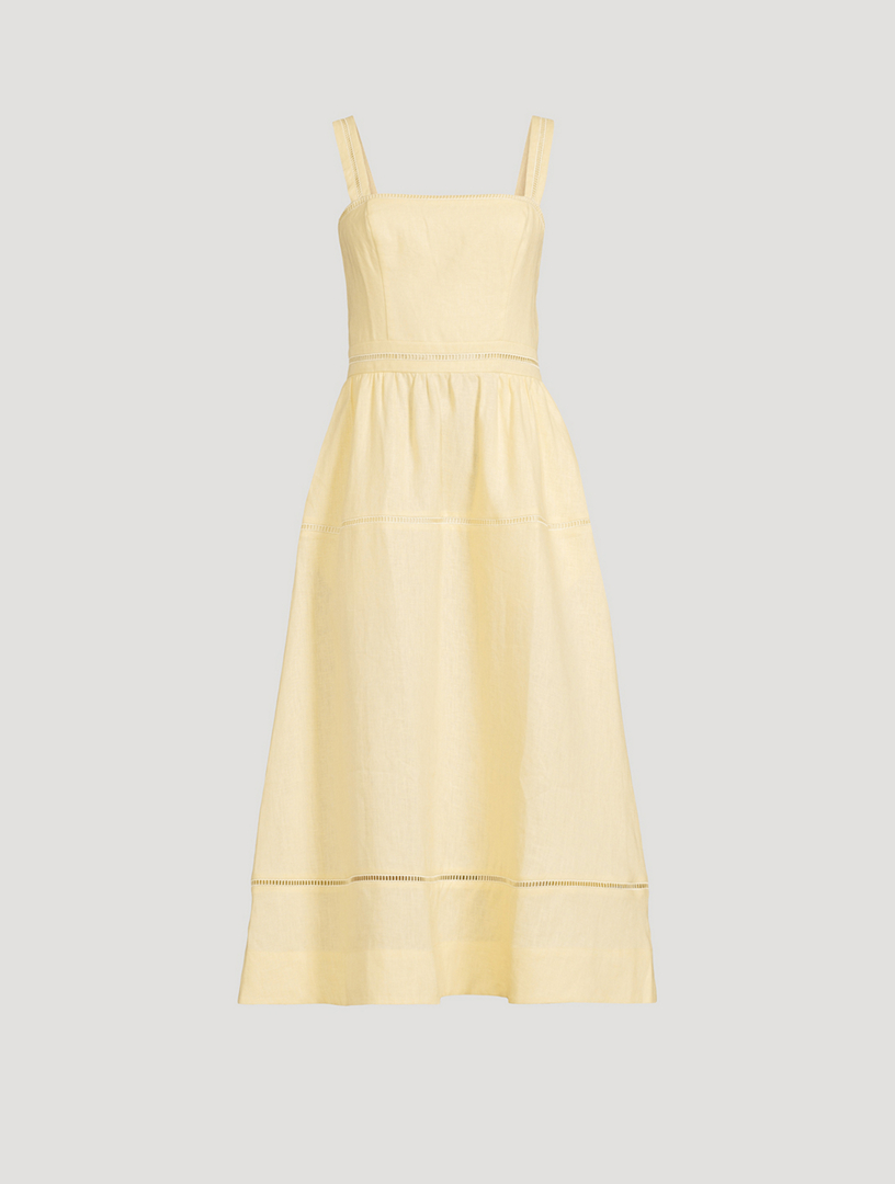 REFORMATION Everett Linen Dress | Holt Renfrew