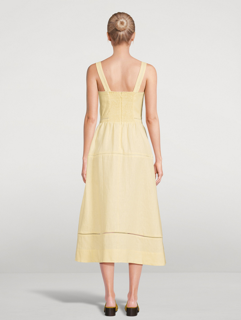 holt linen dress reformation Reformation Holt Linen Dress