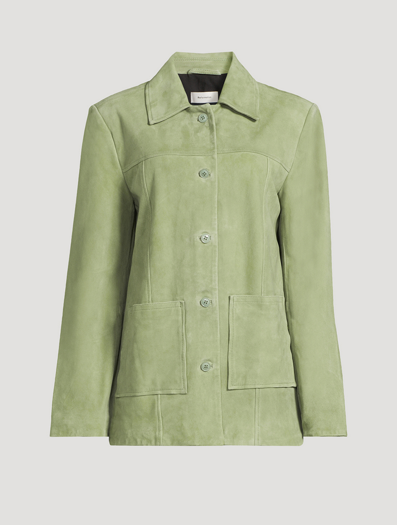 Reformation x Veda Lincoln Suede Jacket