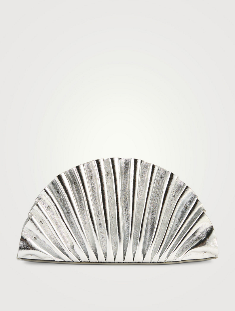Mini Nala Metallic Leather Clutch