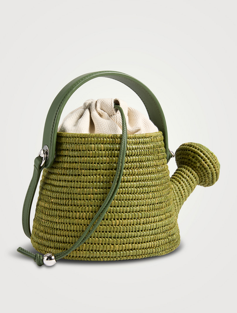 LOEWE Loewe x Paula's Ibiza Watering Can Raffia Bag | Holt Renfrew