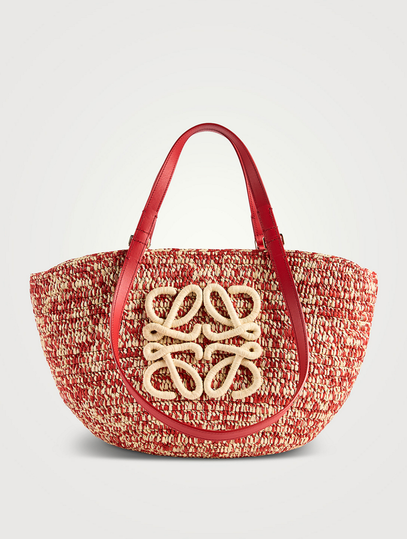 Loewe x Paula's Ibiza Medium Eclipse Melange Raffia Basket Bag
