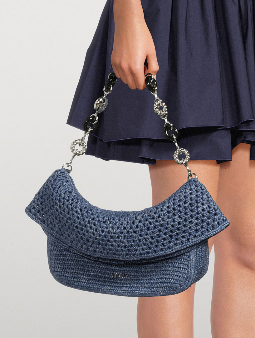 LOEWE Loewe x Paula's Ibiza Medium Ola Crochet Shoulder Bag | Holt