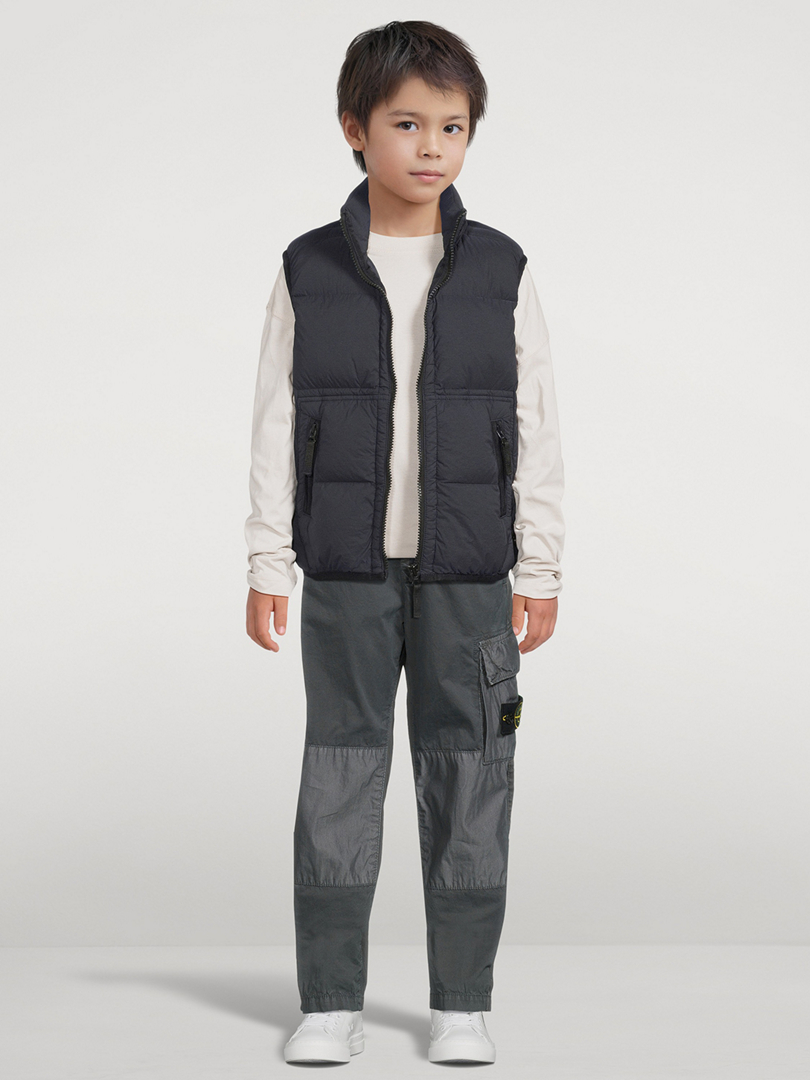 STONE ISLAND Nylon Stretch Down Vest | Holt Renfrew
