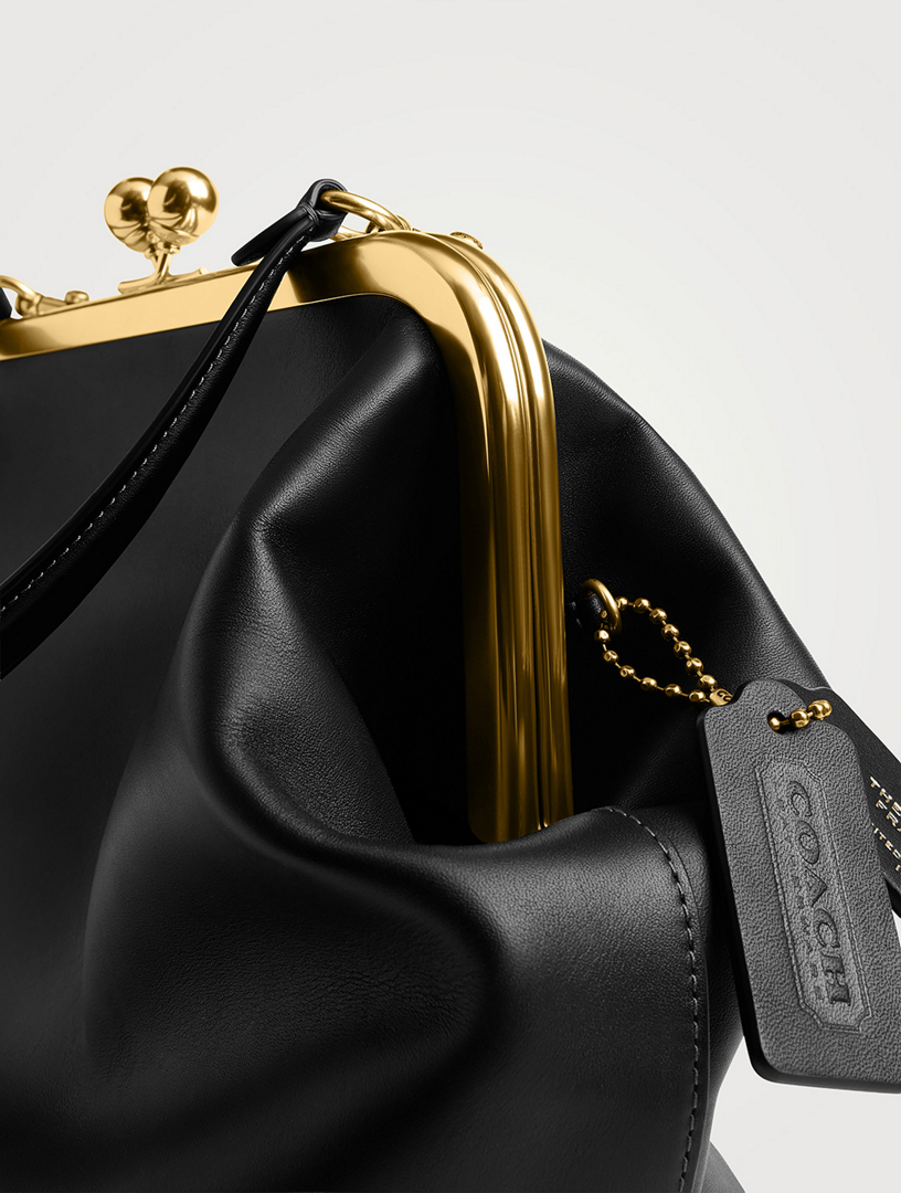 COACH Kisslock 27 Leather Frame Bag | Holt Renfrew
