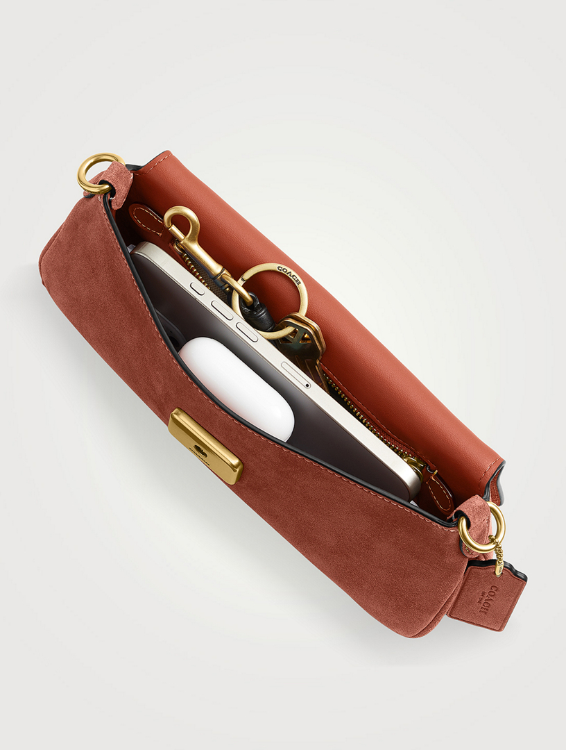 COACH Jet Suede Shoulder Bag | Holt Renfrew