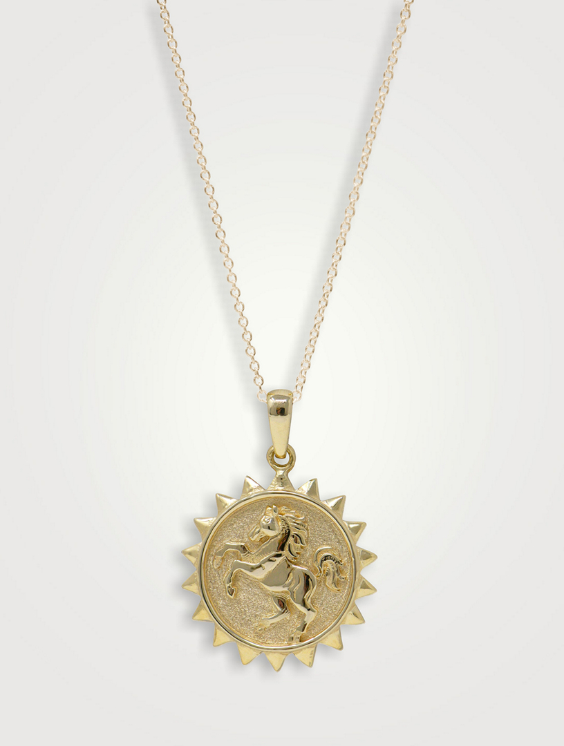 Horse Medallion Necklace