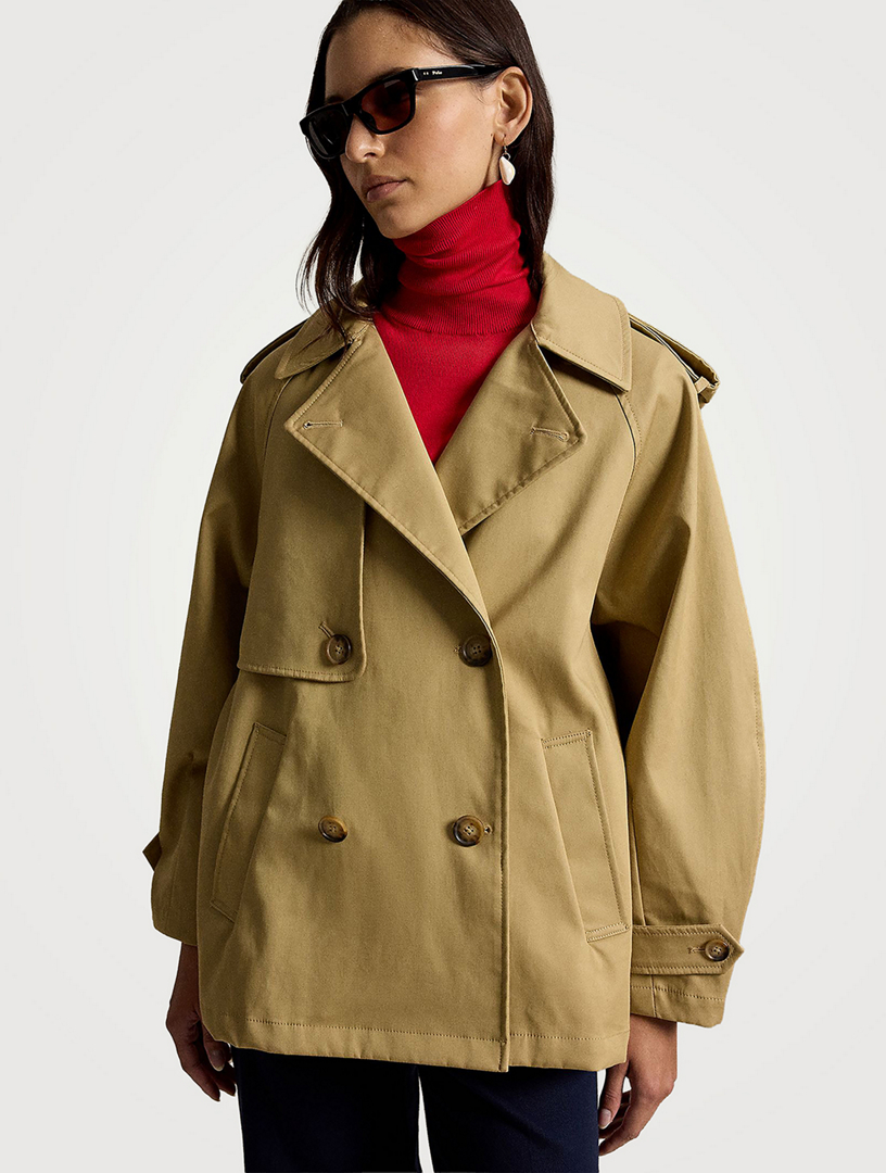 POLO RALPH LAUREN Cotton Twill Trench Jacket | Holt Renfrew