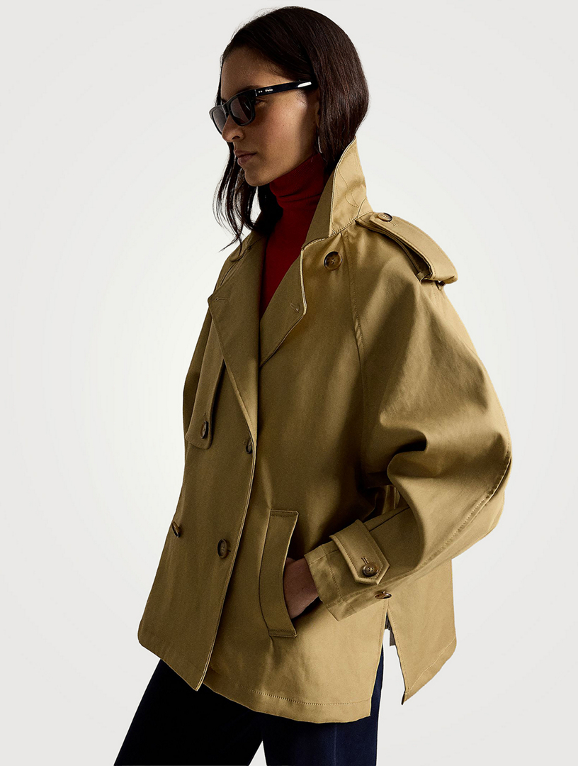 POLO RALPH LAUREN Cotton Twill Trench Jacket | Holt Renfrew
