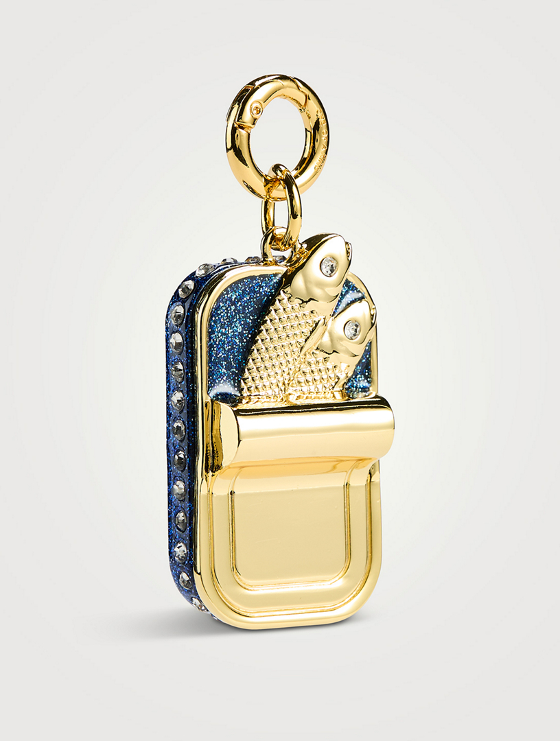 PRADA Teddy Bear Bag Charm With Metal Ring | Holt Renfrew