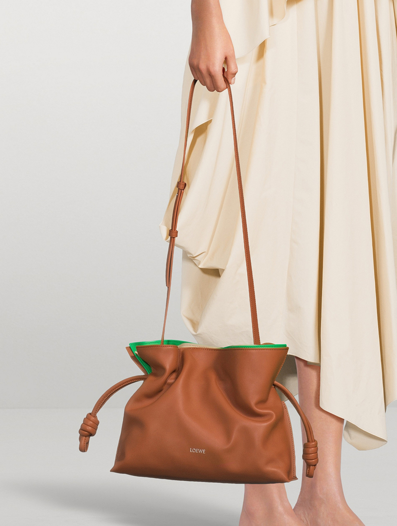 LOEWE Medium Flamenco Layered Leather Clutch | Holt Renfrew
