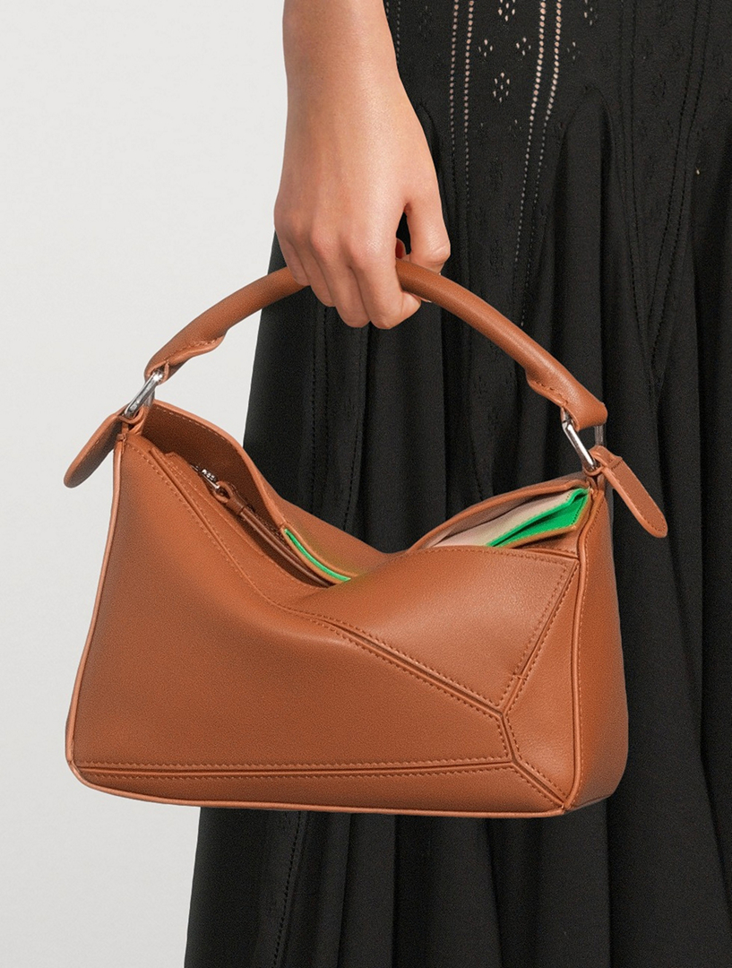 LOEWE Small Puzzle Layered Leather Bag | Holt Renfrew