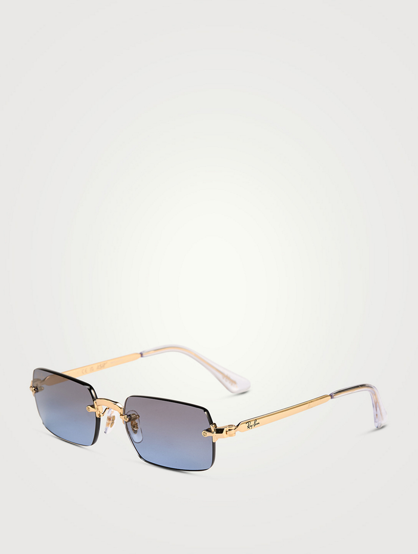 RAY-BAN RB3928 A$AP ROCKY Rimless Collection Rectangular