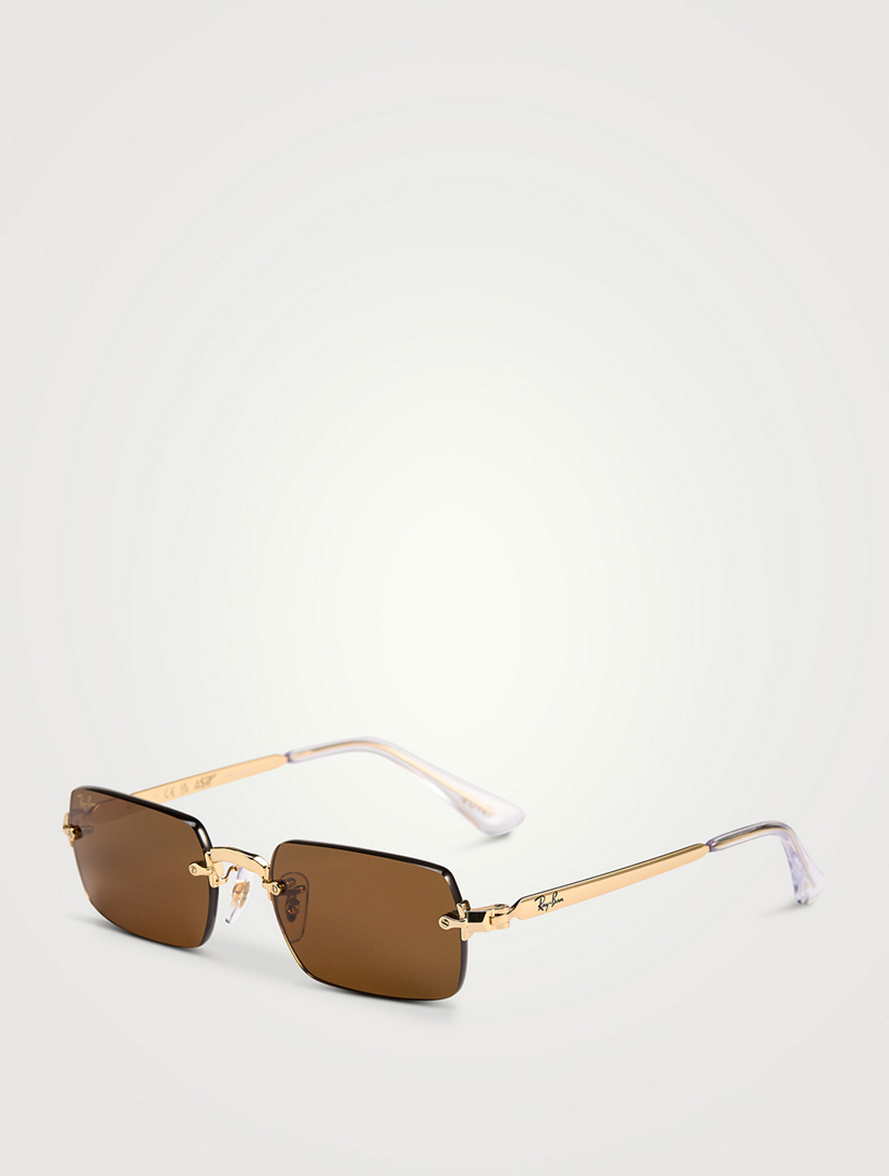RAY-BAN RB3928 A$AP ROCKY Rimless Collection Rectangular
