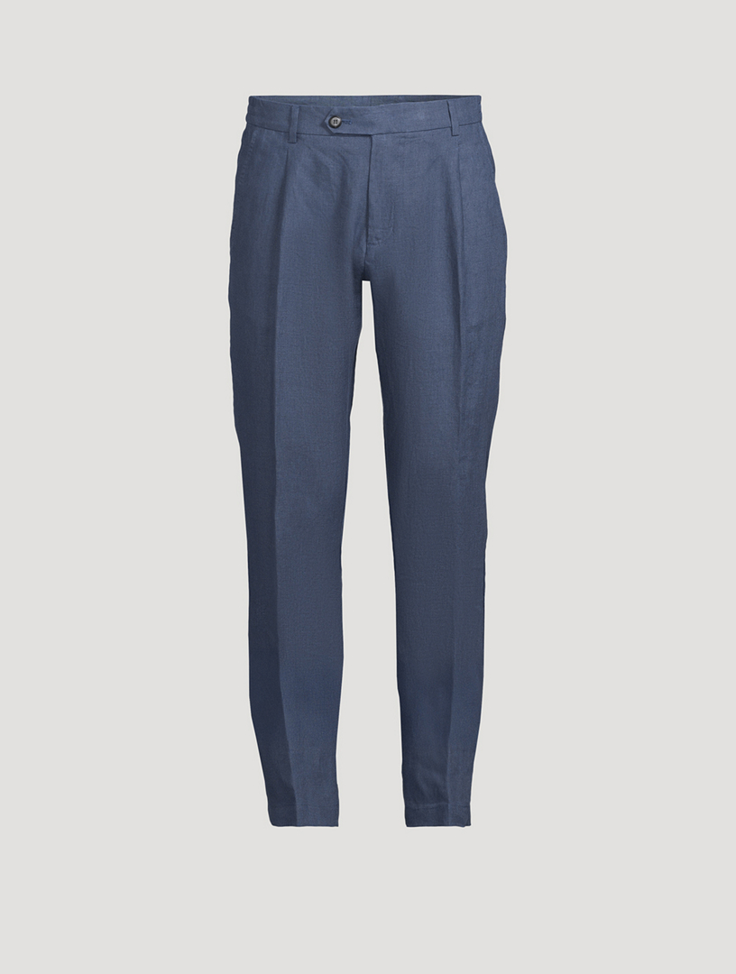 JACK VICTOR Linen And Cotton Denim Pants | Holt Renfrew