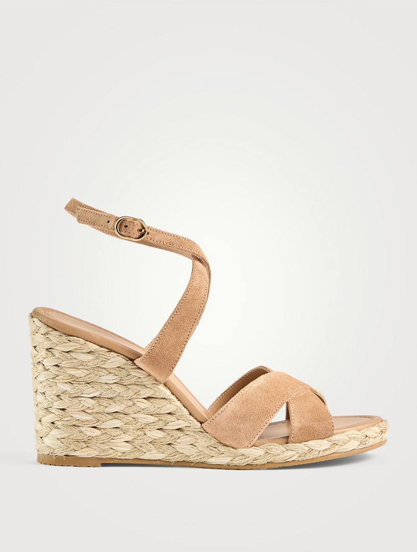 Alyssa Suede Espadrille Wedge Sandals