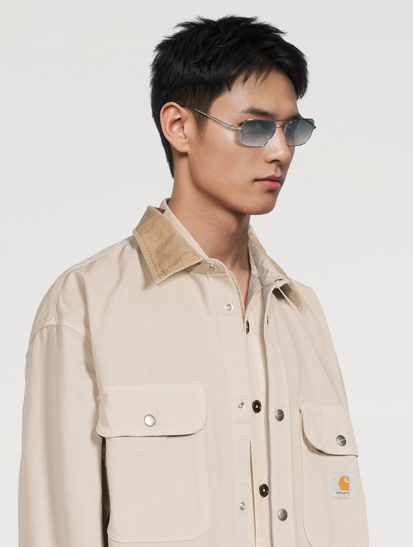 OLIVER PEOPLES OV1373S Victory II Rectangular Sunglasses | Holt