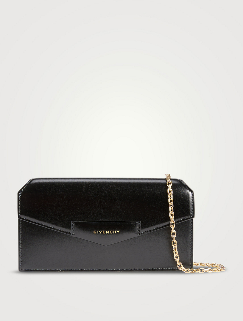 Antigona Leather Wallet-On-Chain