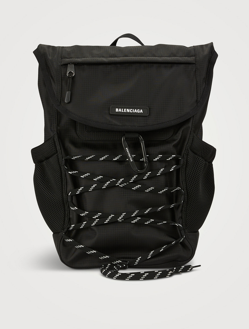 BALENCIAGA Nylon Backpack With Metal Carabiner | Holt Renfrew
