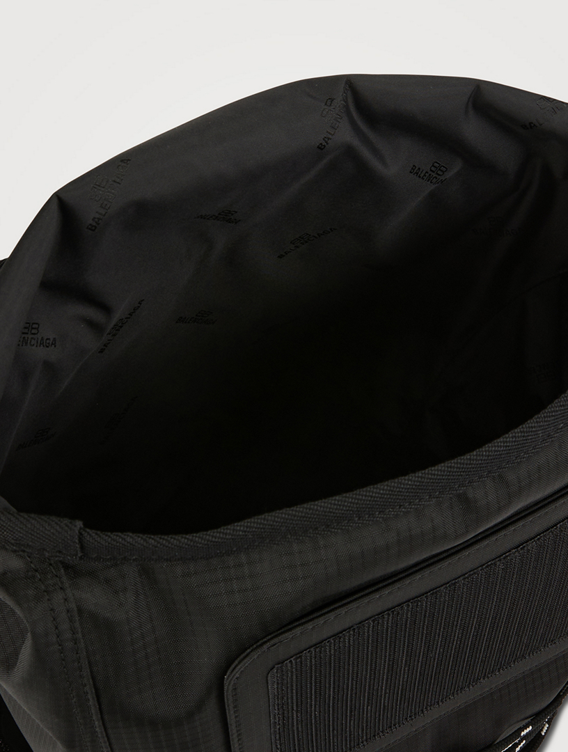 BALENCIAGA Nylon Backpack With Metal Carabiner | Holt Renfrew